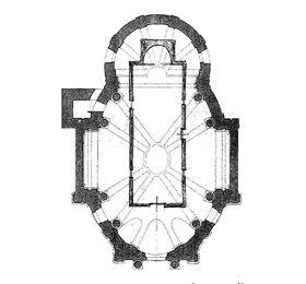 Pianta architettonica del Santuario